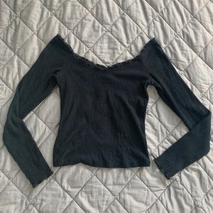 Black Abercrombie long sleeve